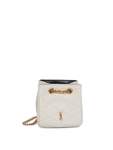 Saint Laurent Ysl Micro Chain Link Crossbody Bag 